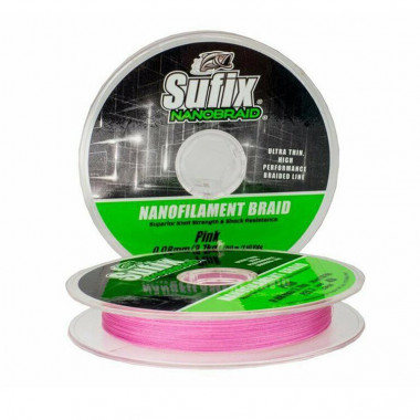 Sufix Nanobraid - Hot Pink 100mt