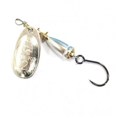 Blue Fox Vibrax Original Barbless - Color Plata